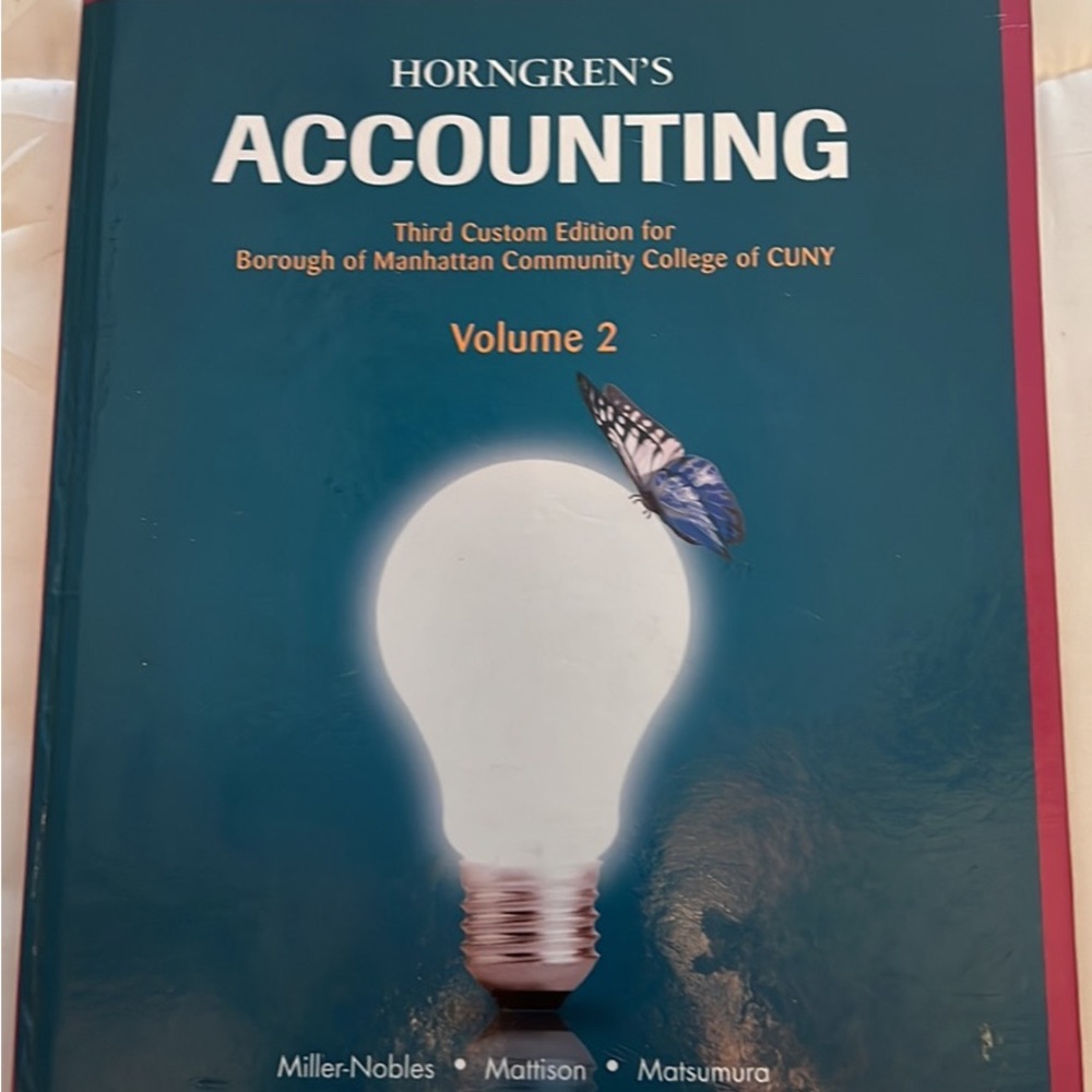 Accounting, 12 Edition by Charles T. Horngren
